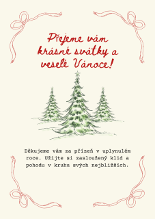 Přejeme vám Vánoce plné zdraví a pohody!