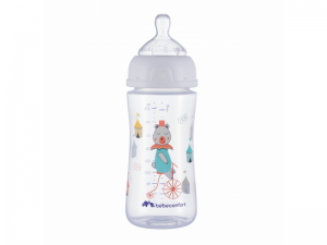 Kojenecká láhev Emotion 270ml 0-12m White