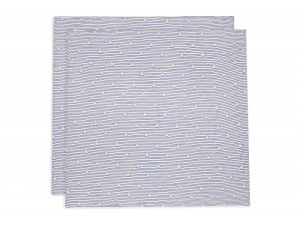 Pleny zavinovací 2ks 115x115 cm Miffy Stripe Navy