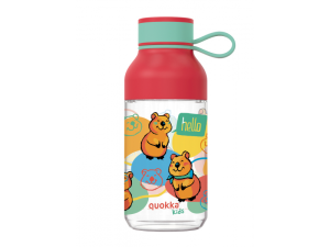 Plastová láhev Ice Kids s poutkem Happy 430 ml