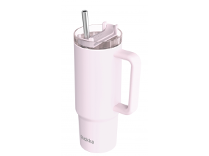 Nerezový termohrnek s brčkem Stream Light Pink 950 ml